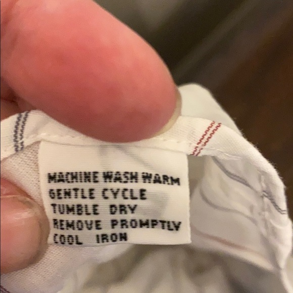 White Striped Dress Shirt - Picture 6 of 6